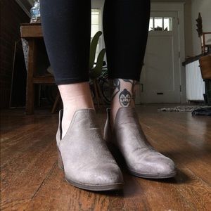 Fergalicious exposed ankle booties
